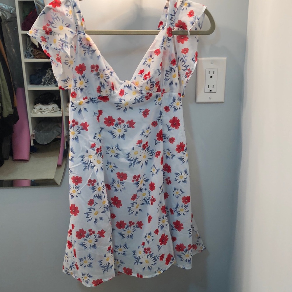 Forever 21 Blue flower dress